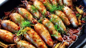Фаршированные кальмары рецепты с фото простые и вкусные