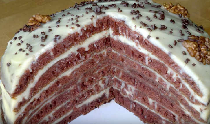 торт, приготовленный сковороде - простой и быстрый рецепт шоколадного торта