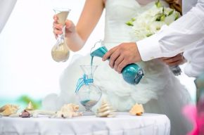 Песочная церемония - красивый обряд на свадьбу